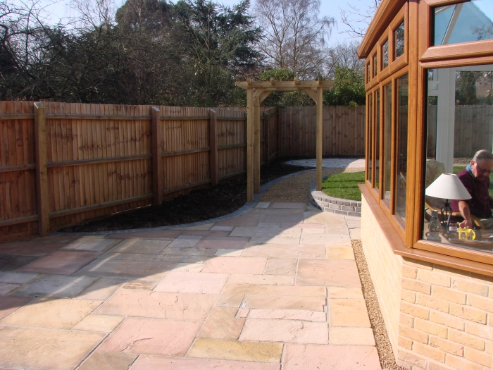 Patio side of conservatory